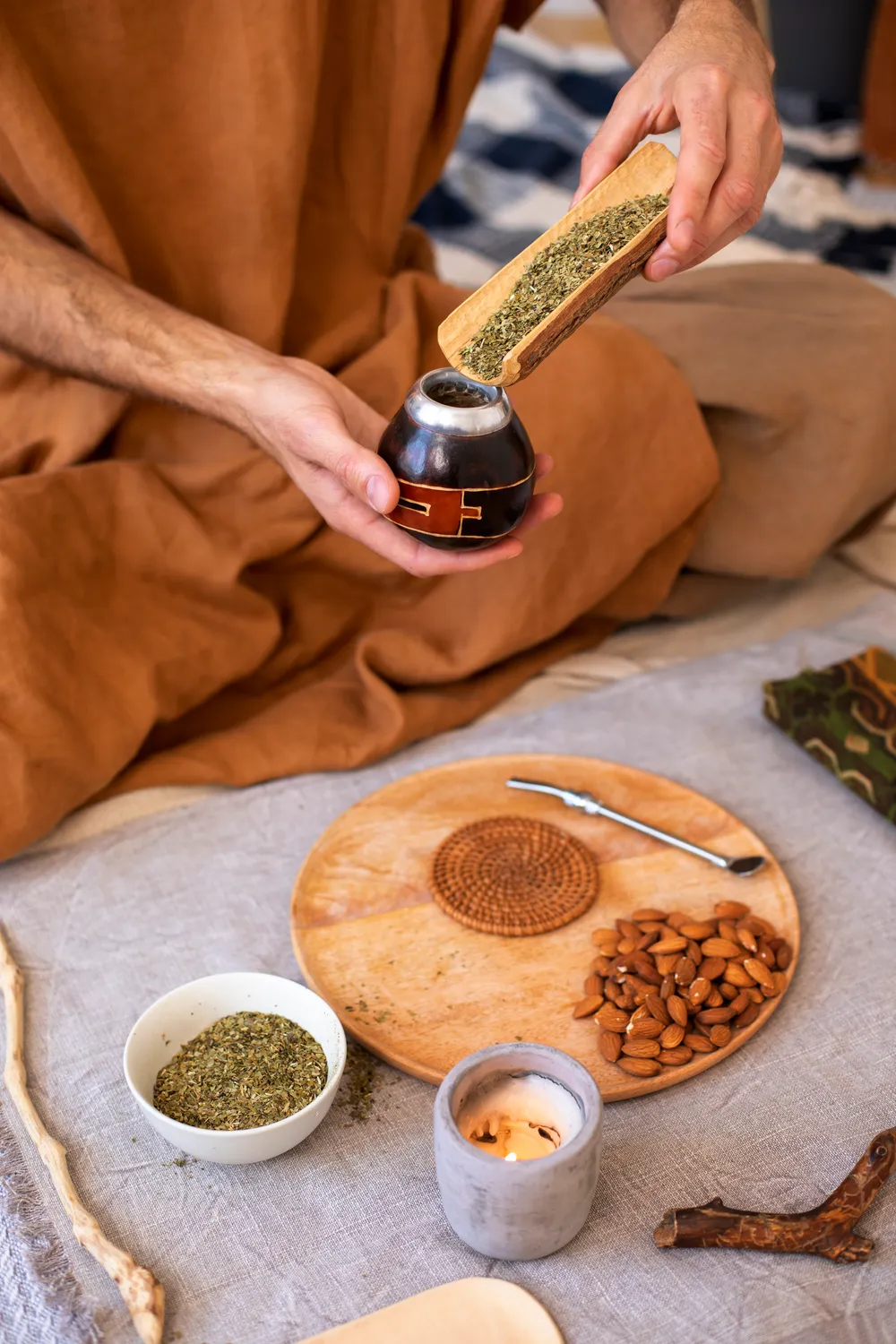 Herba Hospital traditional healing space with herbal medicines and natural elements